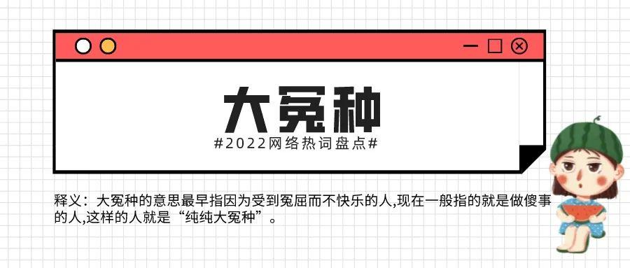 网络热词有哪些？2022网络热词Top30大盘点！
