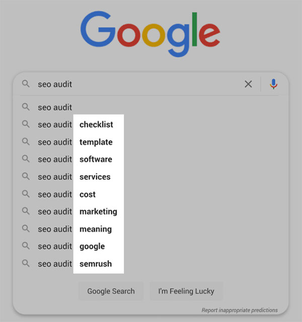 谷歌搜索下拉框
