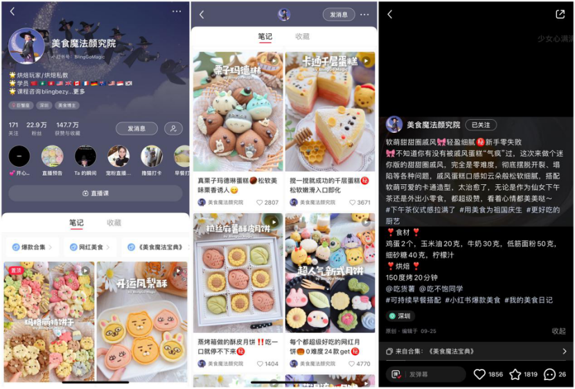 2021最全的小红书美食企业号运营案例大全
